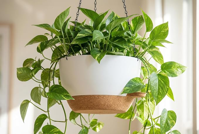 Hanging Planters, Matte Plastic Planters - Image 4