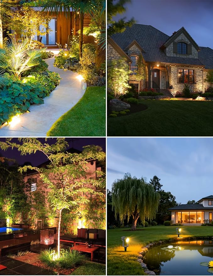 ZYAN Solar Landscape Spotlights, Separate Monocrystalline Panels & USB-C - Image 10