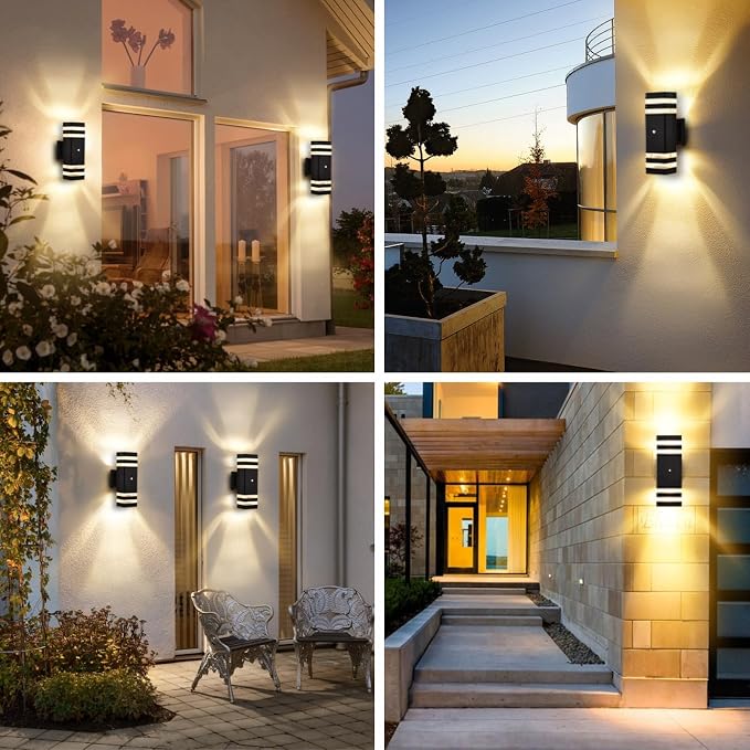 Dusk to Dawn Outdoor Wall Lights, 2 Pack Up and Down Outdoor Lights - Image 7