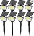 Solar Spot Lights Outdoor, 92 LEDs Landscape Lighting by FratinkSolarLights