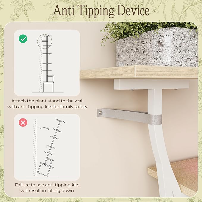 PRAISUN 51.3 Inch Plant Stand - Image 6
