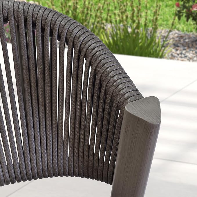 PURPLE LEAF Bar Stool Set of 4 Outdoor Barstool - Image 4