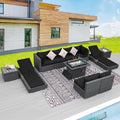BULEXYARD 11 Piece Large High Back Outdoor Patio Furniture Sets by BULEXYARDFURNITURE