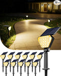 T-SUN Solar Lights Outdoor Waterproof IP65, 12 Pack LED Solar Spot Lights Color by T-SUN