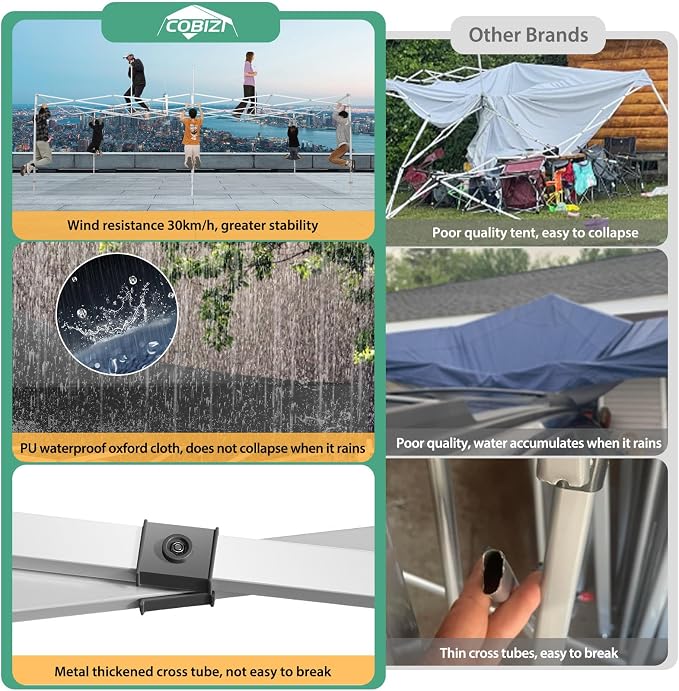 COBIZI 13x26 Pop up Canopy Tent 13x26 Canopy - Image 3