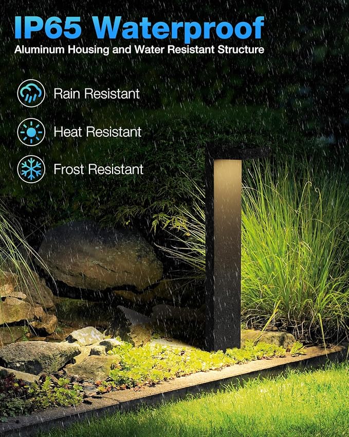 SUNVIE Low Voltage Pathway Lights Wired 3000K 5W LED Outdoor Landscape Lighting - Image 3