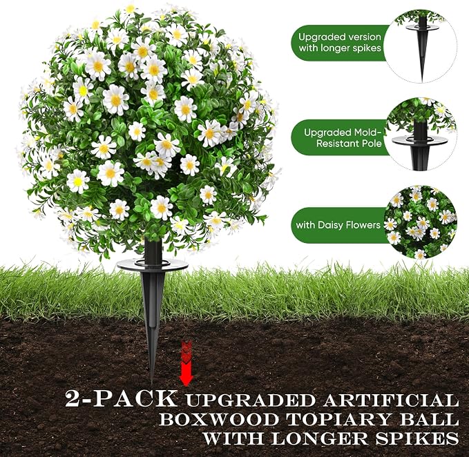 Artificial Topiary Bushes for Outdoors - Image 3