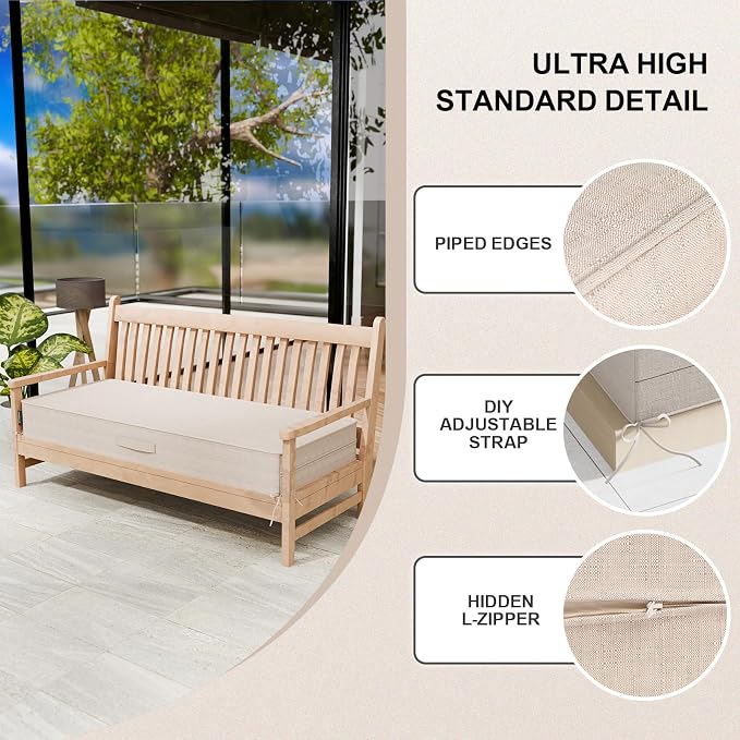 Outdoor Water-Resistant Olefin Chaise Lounge Cushions - Image 7