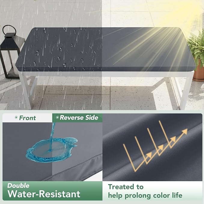 Outdoor Bench Cushion: Waterproof and Fade Resistant Patio Furniture Cushions - Image 3
