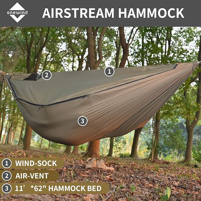 Onewind Airstream Camping Hammock - Image 7