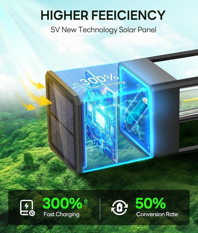Solar Pathway Lights Outdoor IP65 Waterproof, 8 Pack 3000K LED Auto On/Off - Image 2