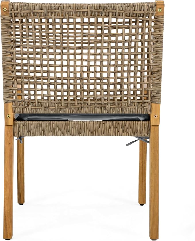 Christopher Knight Home Verle Wooden Patio Dining Set - Image 15