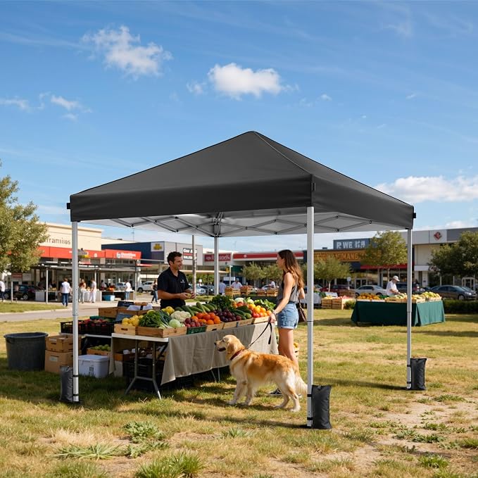 10x10 Pop Up Canopy Tent, Instant Setup Portable Canopy - Image 7
