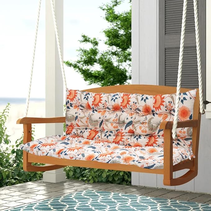 2-3 Seat Swing Replacement Cushion, Outdoor Bench Cushions - Image 2