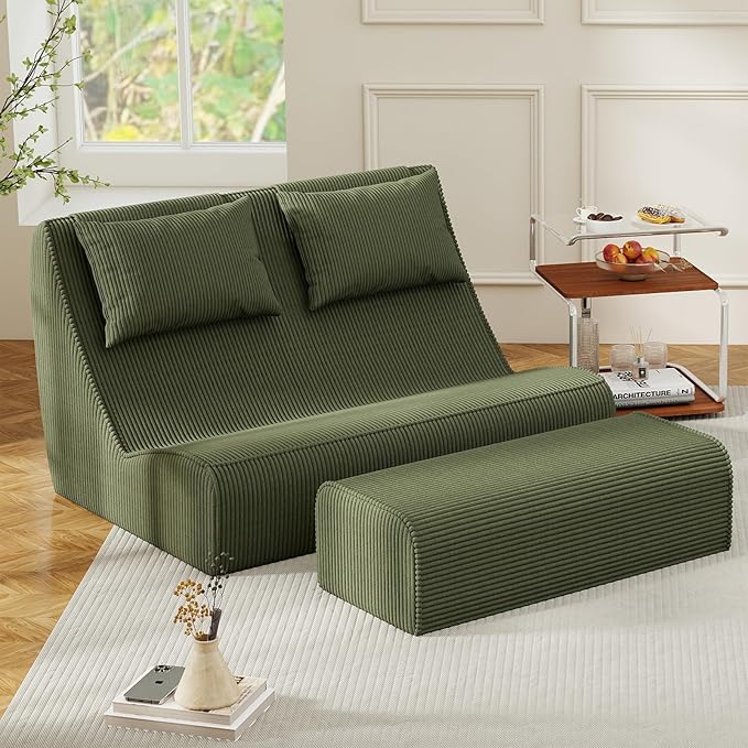 Giant Bean Bag Chair for Adults by SnugSofeeFoamSofa