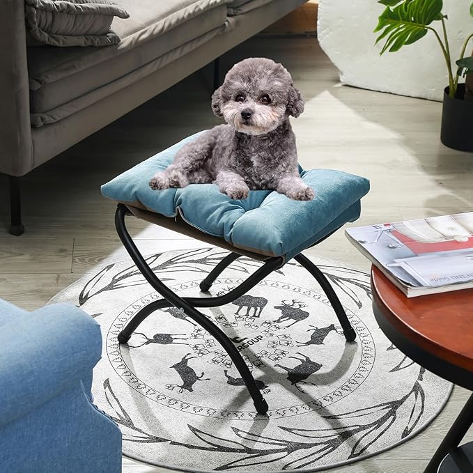 15" Foldable Foot Stool Ottoman - Image 5