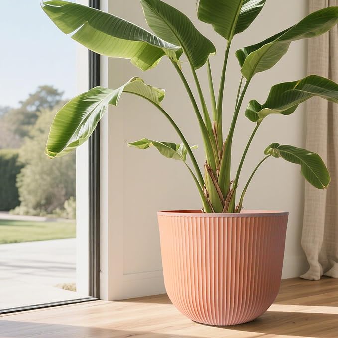 WORTH Garden Round Large Planter Pot 1-Pack, 17.5" Dia x 15.5" H - Image 7