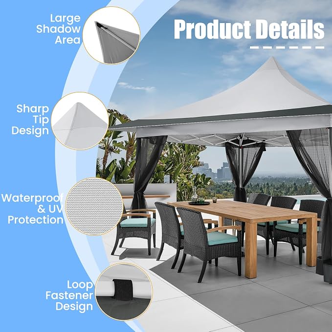 COBIZI 12x12 Pop up Canopy Gazebo on Clearance, Outdoor Canopy Tent - Image 7