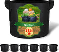 Gardzen 6-Pack 3 Gallons Grow Bags, Aeration Fabric Pots by Gardzen