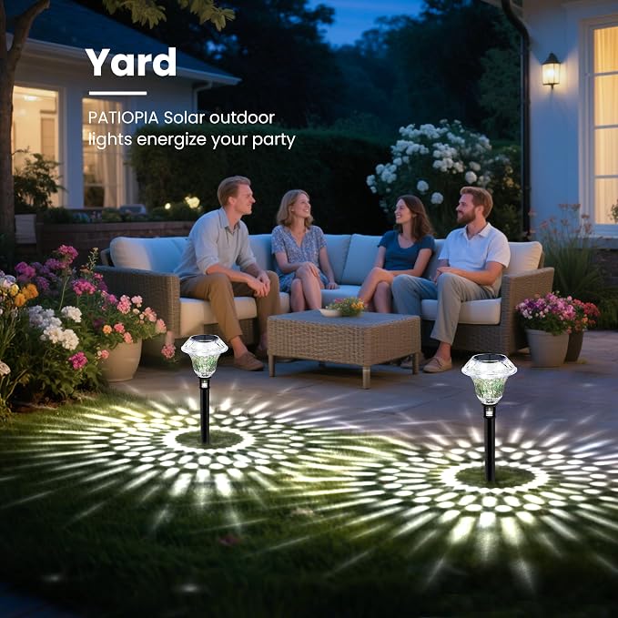Solar Pathway Lights Garden Decor - Image 9