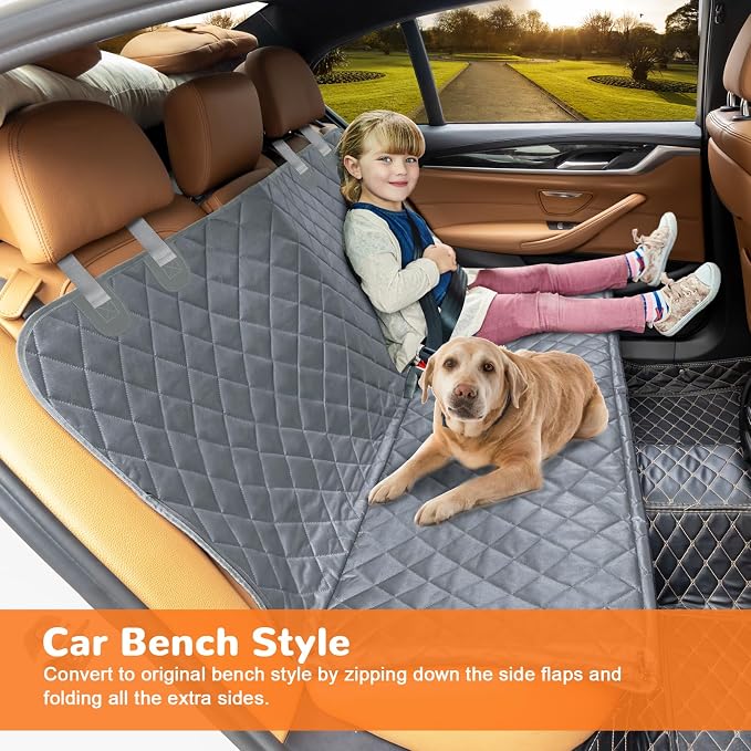 URPOWER Seat Cover for Dog 100% Waterproof Pet Seat Cover Hammock 600D Heavy - Image 4