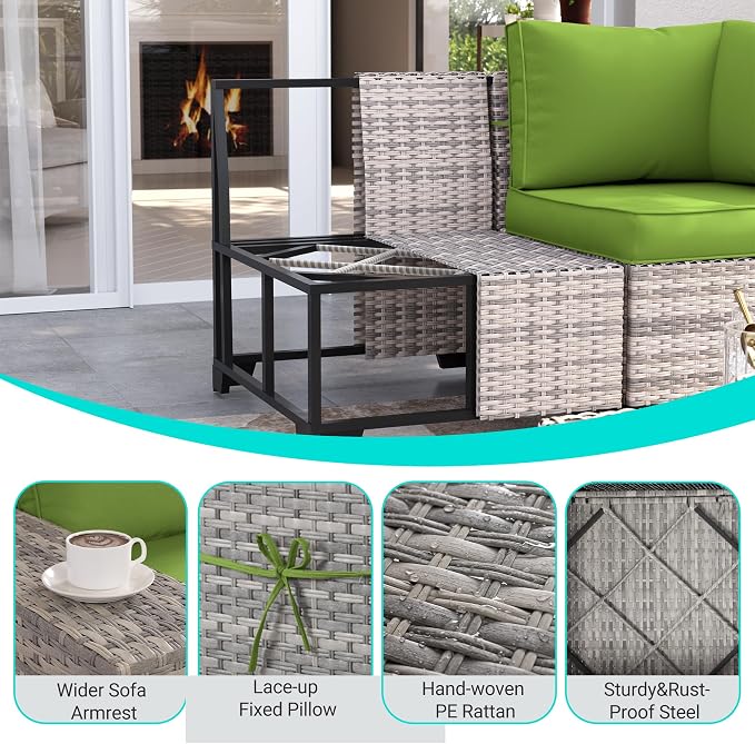9-Piece Outdoor Patio Furniture Set - Image 4