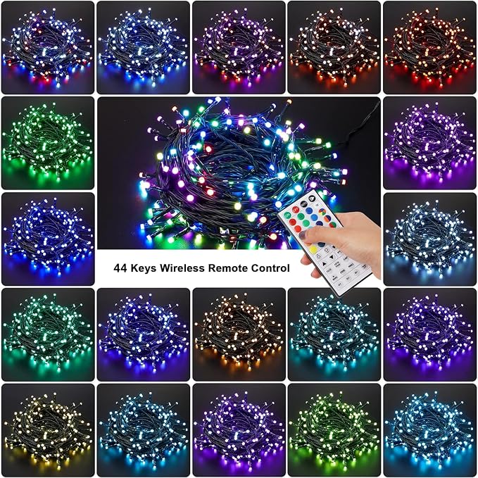 LJLNION 98.5ft Christmas Lights Color Changing - Image 2