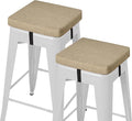 AddGrace Anti-Slip Bar Stool Cushions Square Bar Stool Seat Cushions by AddGrace