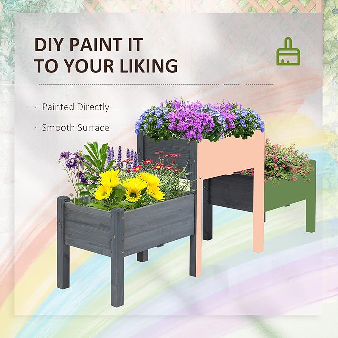 Outsunny Raised Garden Bed - Image 3