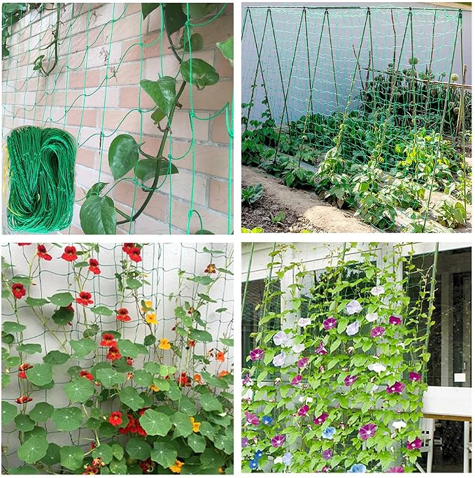 Garden Nylon Mesh Plant Support Trellis Netting Plant Climbing Net - Image 4