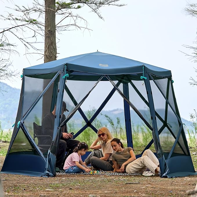 TIMBER RIDGE Easy Pop Up Gazebo Canopy Tent by TIMBERRIDGE