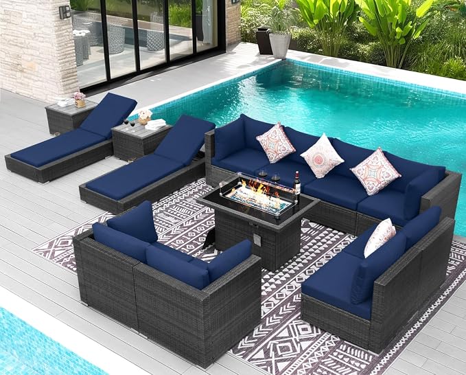NICESOUL 13 Piece Outdoor Seating - Image 3