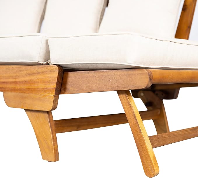 Merax Outdoor Patio Daybed Sofa, 3-Seat Sofa - Image 7