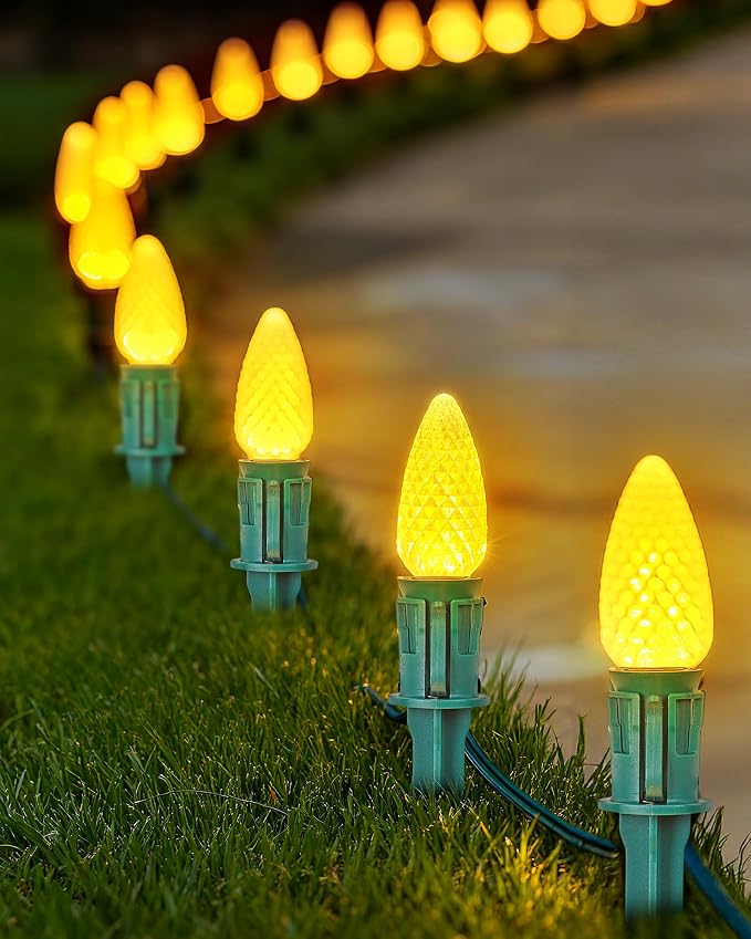 100-Pack Plastic Light Stakes, 5.5 Inch Christmas Yard Stakes - Image 2