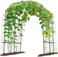 Tall Garden Arch Trellis for Climbing Plants, 87in Tall Metal Plant Support by UrGROWA