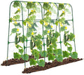 Garden Trellis for Climbing Plants Outdoor, Cucumber Trellis for Raised Bed by OTOSUNNY