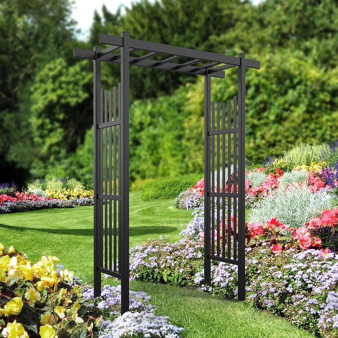 VINGLI Garden Arbor, PVC Wedding Arch by VINGLI