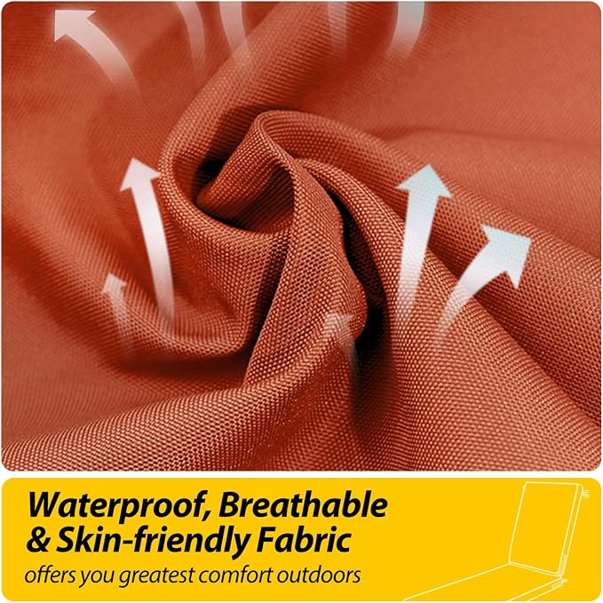 AAAAAcessories Outdoor Chaise Lounge Cushions, Fade-Resistant, Waterproof Patio - Image 4