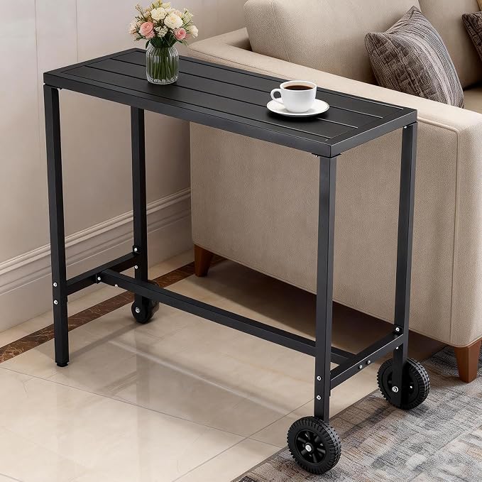 Garvee Outdoor Bar Table, 39 inch Counter Height Table - Image 2