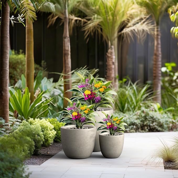 Kante 18", Outdoor Indoor Large Planter Pots - Image 7