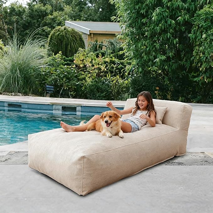Outdoor Bean Bed Chair Sun Lounger, Outdoor Couch Sofa - Image 7