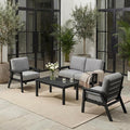 Patio Furniture Set, HDPE Outdoor Sofa Set by YourPerfectOutdoorEscape