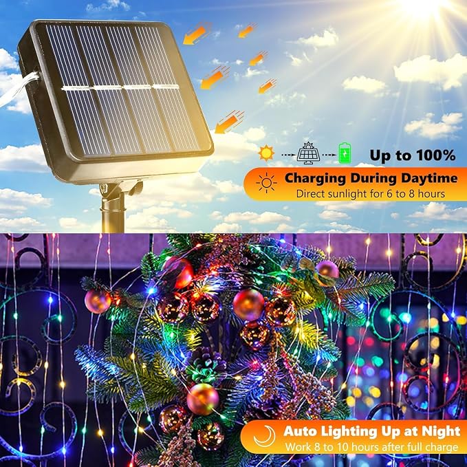Lomotech Solar String Lights Outdoor - Image 4
