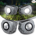 Solar Rock Lights Outdoor 2 Pack, Bright Solar Spotlights Outdoor Waterproof by Timeflies