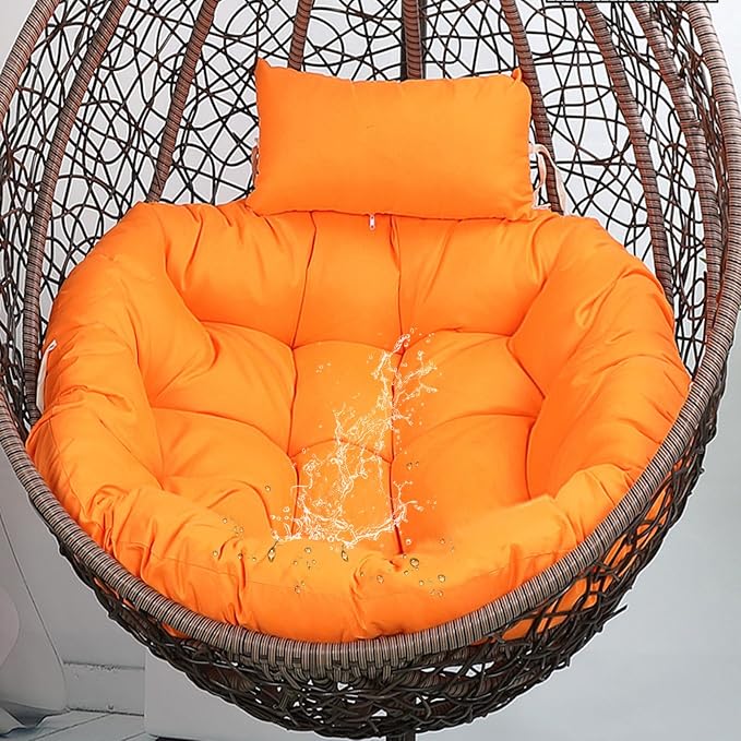 Hanging Egg Chair Cushion Outdoor Waterproof by Eoieov
