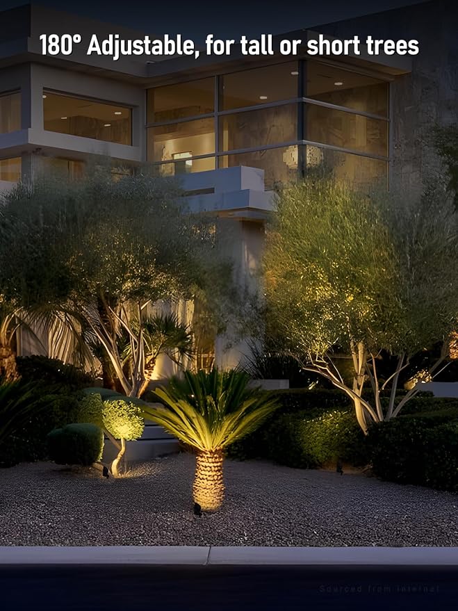 LEONLITE 8-Pack 5CCT Low Voltage LED Landscape Spotlight, Update - Image 4