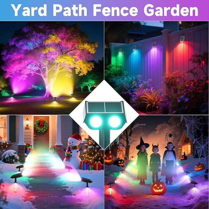 RGB Solar Spot Lights Outdoor - Image 8