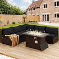 NICESOUL 6 Piece L Shaped Outdoor Sofa by NICESOUL