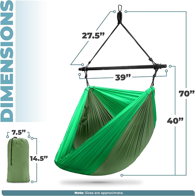 Sorbus Hanging Hammock Chair - Image 5