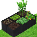 CJGQ Fabric Raised Garden Bed 4x2x1ft Garden Grow Bed Bags by CJGQ